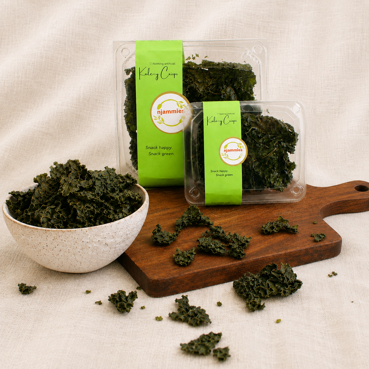 Kale-y Crisps (Natural Kale Snacks)