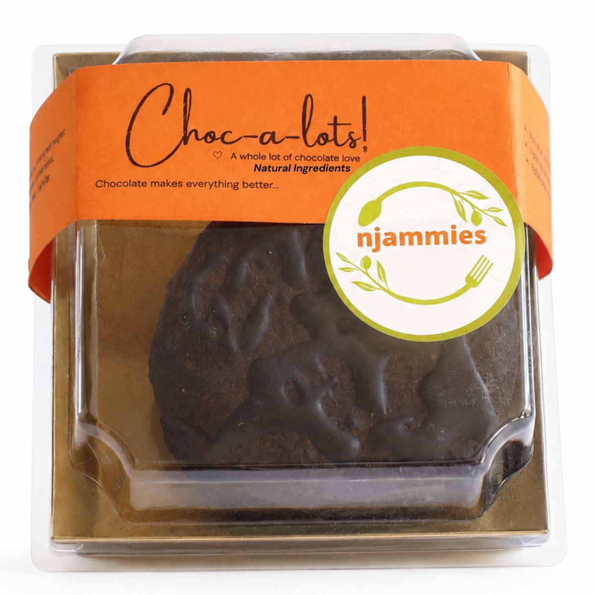 Njammies Choc-a-lots chocolate cookies in 130 g box