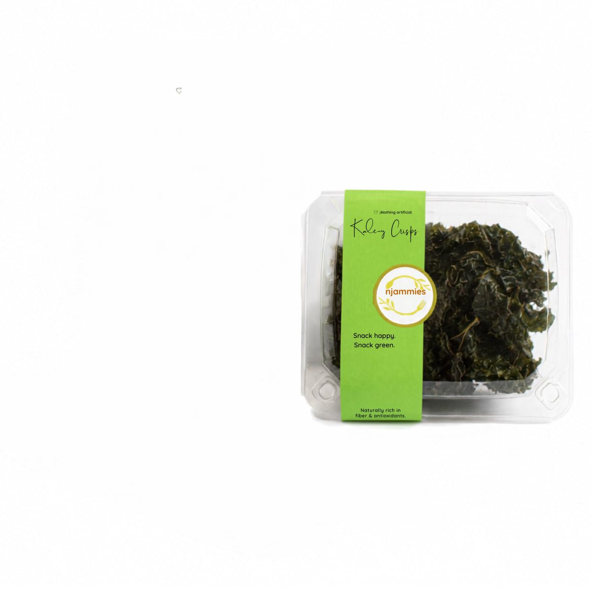 Kale-y Crisps 40 g in a clear package