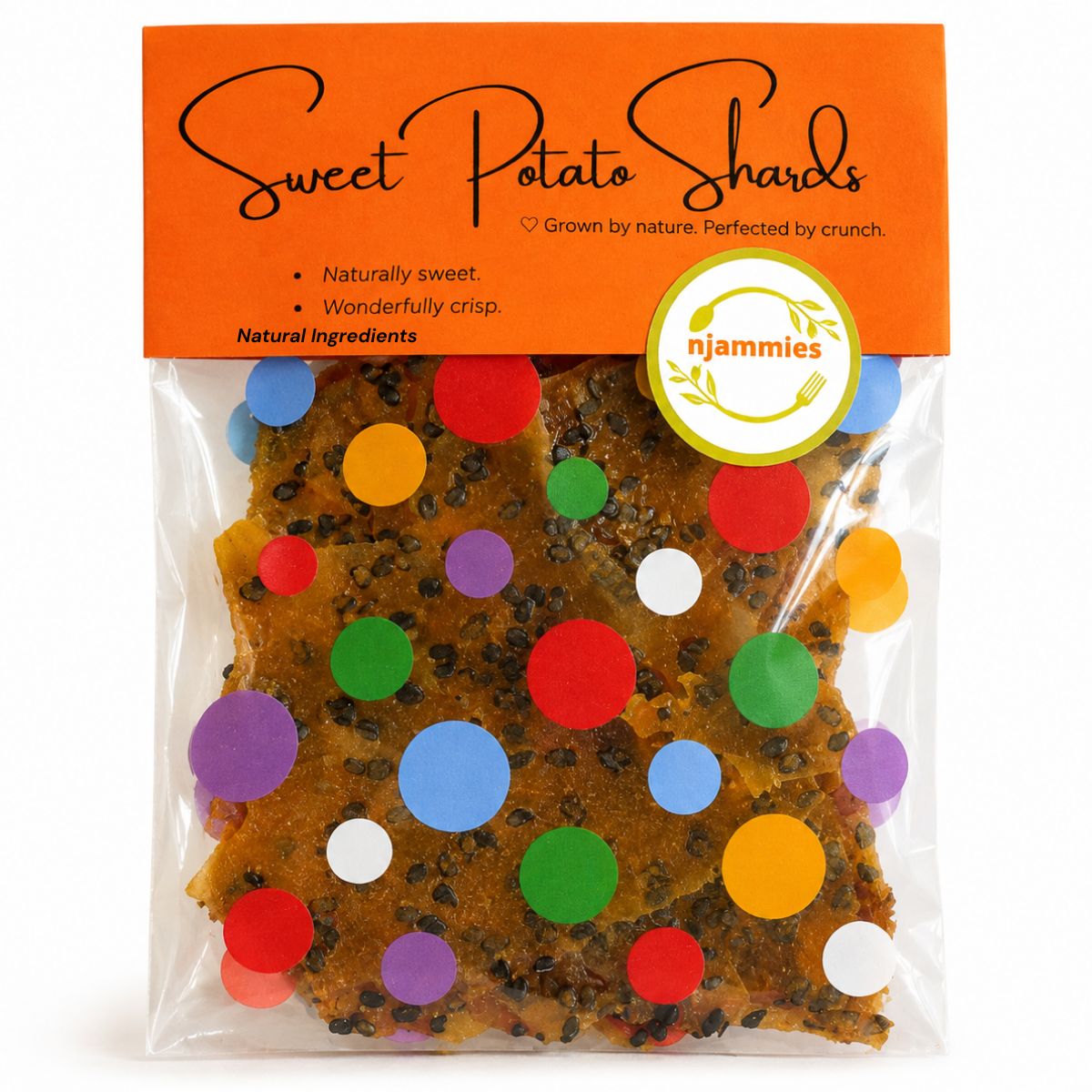 Njammies Sweet Potato Shards 25 g single pack
