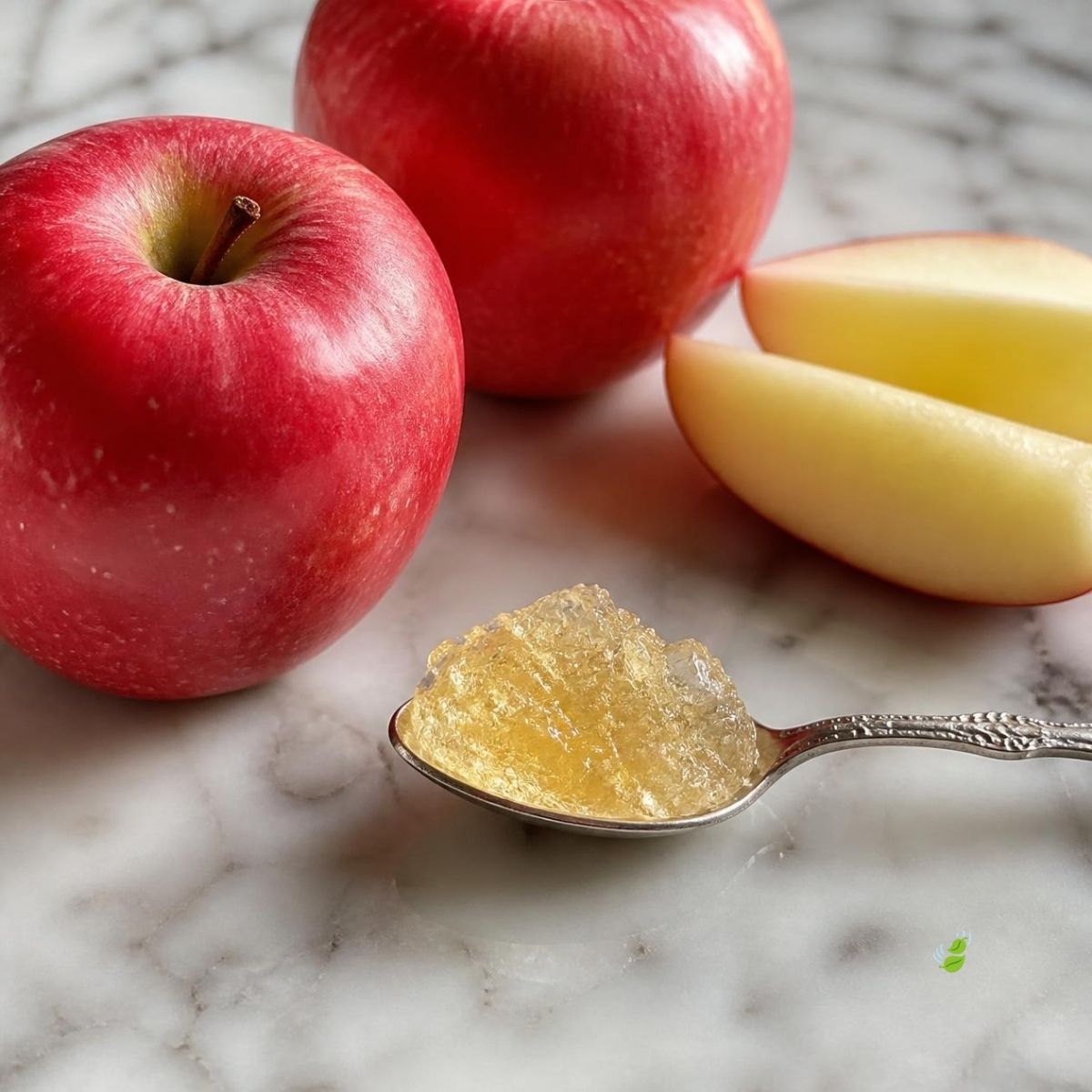 Fresh red apples representing the real fruit used in Njammies Fresh Fruit Chewies.
